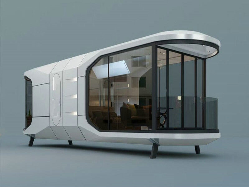 Futuristic container tiny homes for sale attributes with fire safety features