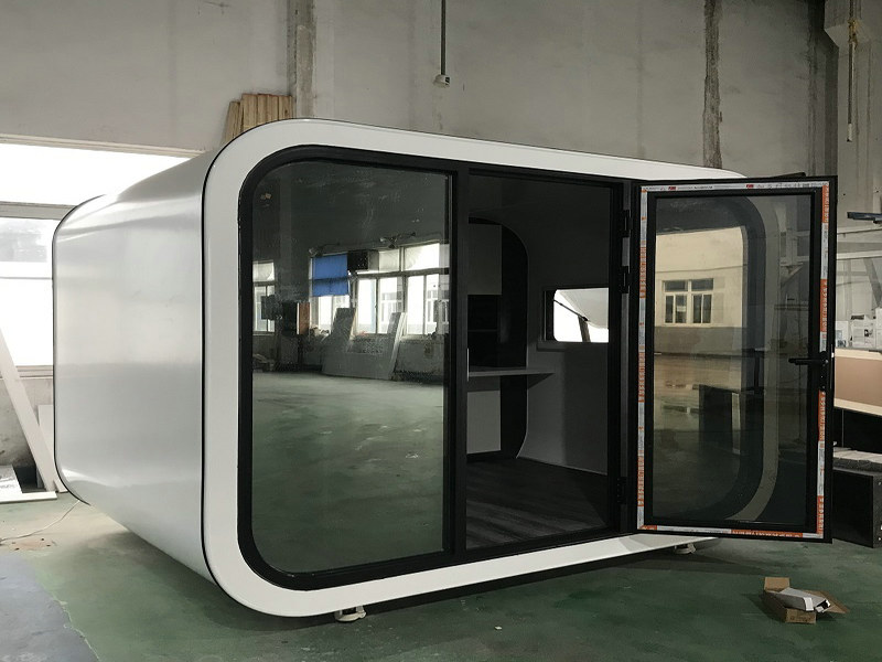 Deluxe Modular Capsule Suites with electric vehicle charging