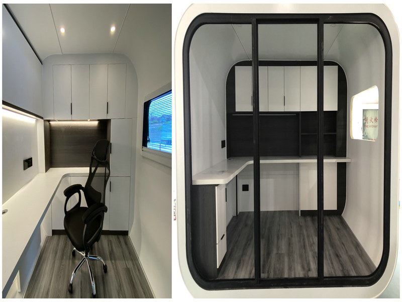 Revolutionary Capsule Office Spaces with Turkish bath facilities practices