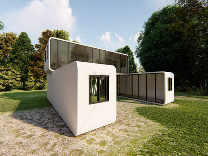 Sustainable Capsule Housing upgrades with storage space