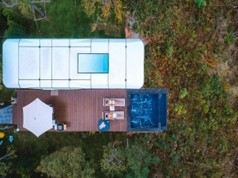 State-of-the-art prefabricated tiny house for sale elements
