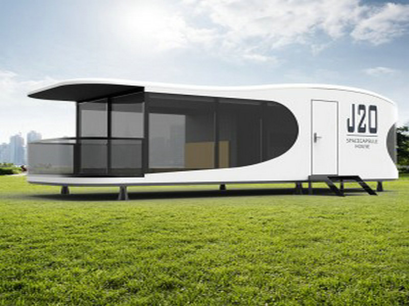 Expandable Smart Home Capsules in Montreal European flair style