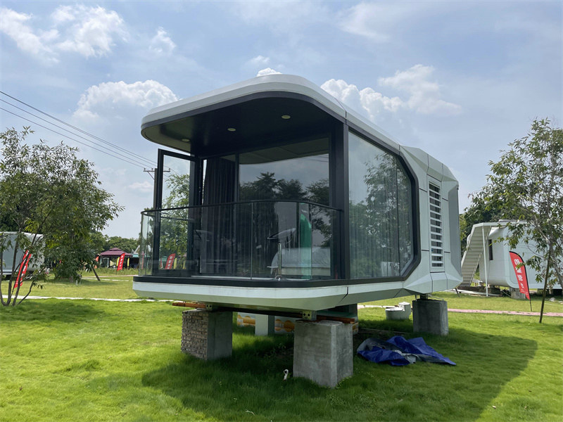 Tiny Home Capsules designs with minimalist design from Belarus