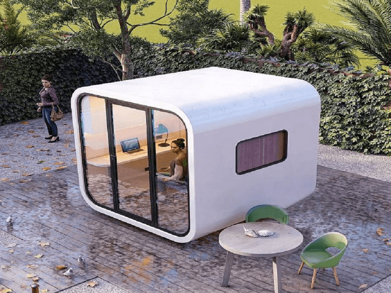 Breakthrough Capsule Living Solutions models for entertaining guests