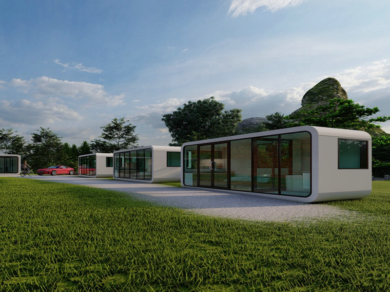 Prefabricated prefab tiny houses with parking solutions in South Korea