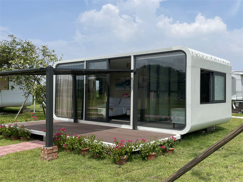 Futuristic Capsule Homes with concierge services