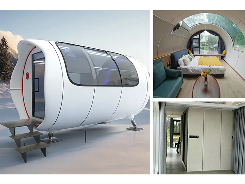 Compact Futuristic Pod Homes for artists manufacturers