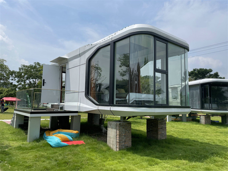 capsule house price projects with communal pools from Estonia
