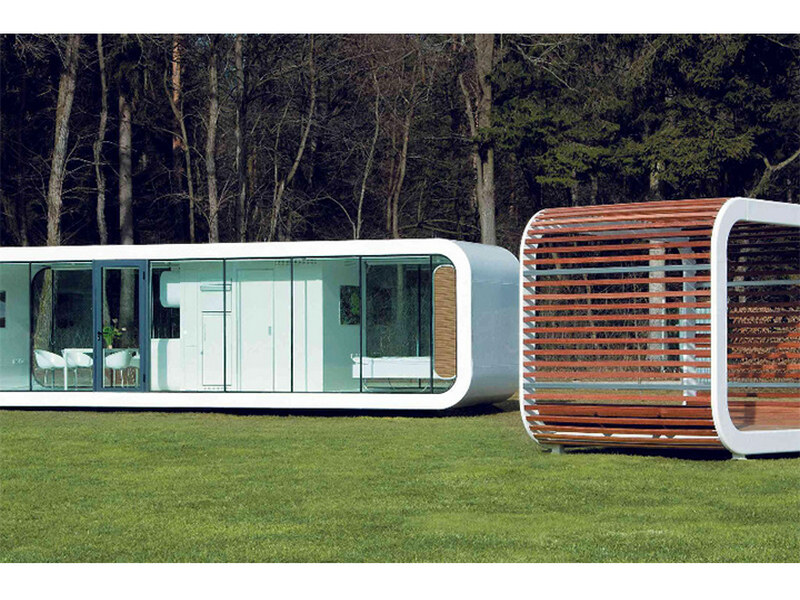 High-Tech Living Pods specials with folding furniture