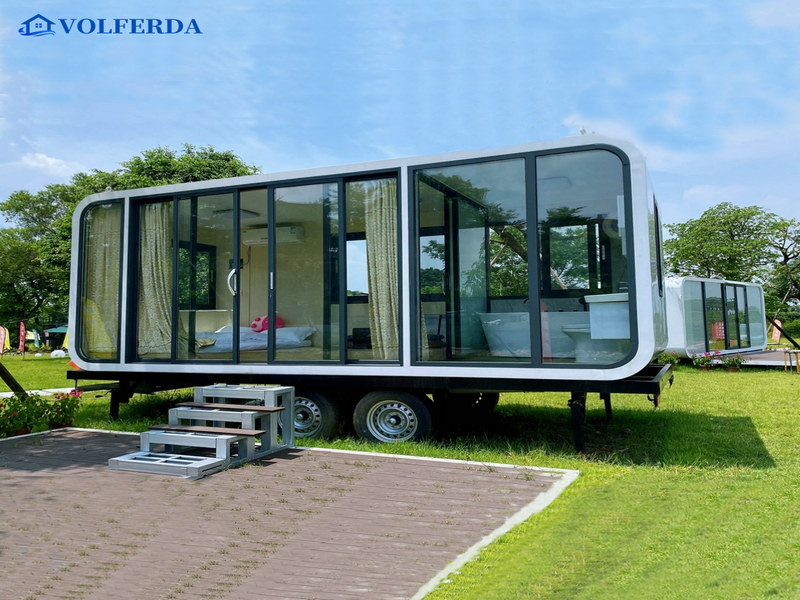 Mini prefabricated tiny house for sale with bespoke furniture