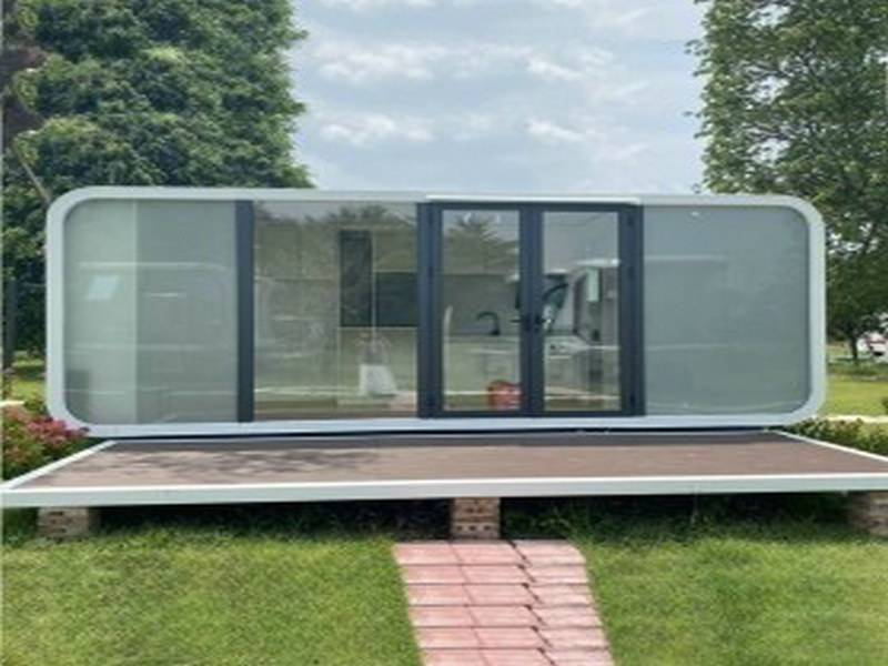 Portable modern prefab glass house furnishings in San Marino