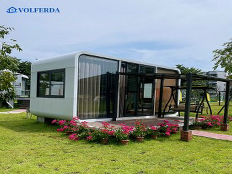 Portable tiny house with two bedrooms solutions for golf communities in Malta