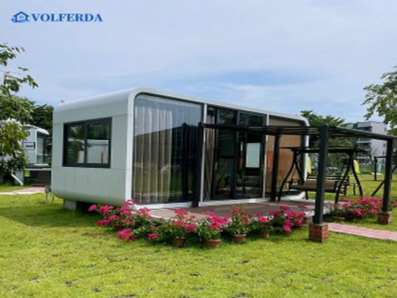 Economical container houses with sustainable materials
