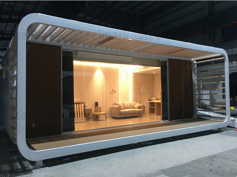Customizable glass prefab house retailers with multiple bedrooms