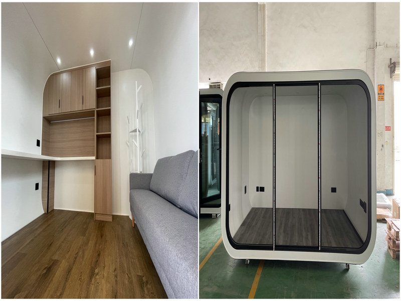 Luxury Capsule Suites with Italian smart appliances resources